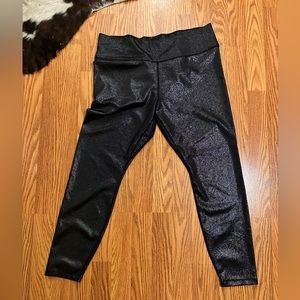 Nike Dri Fit Leggings Gold Flake XL NWOT